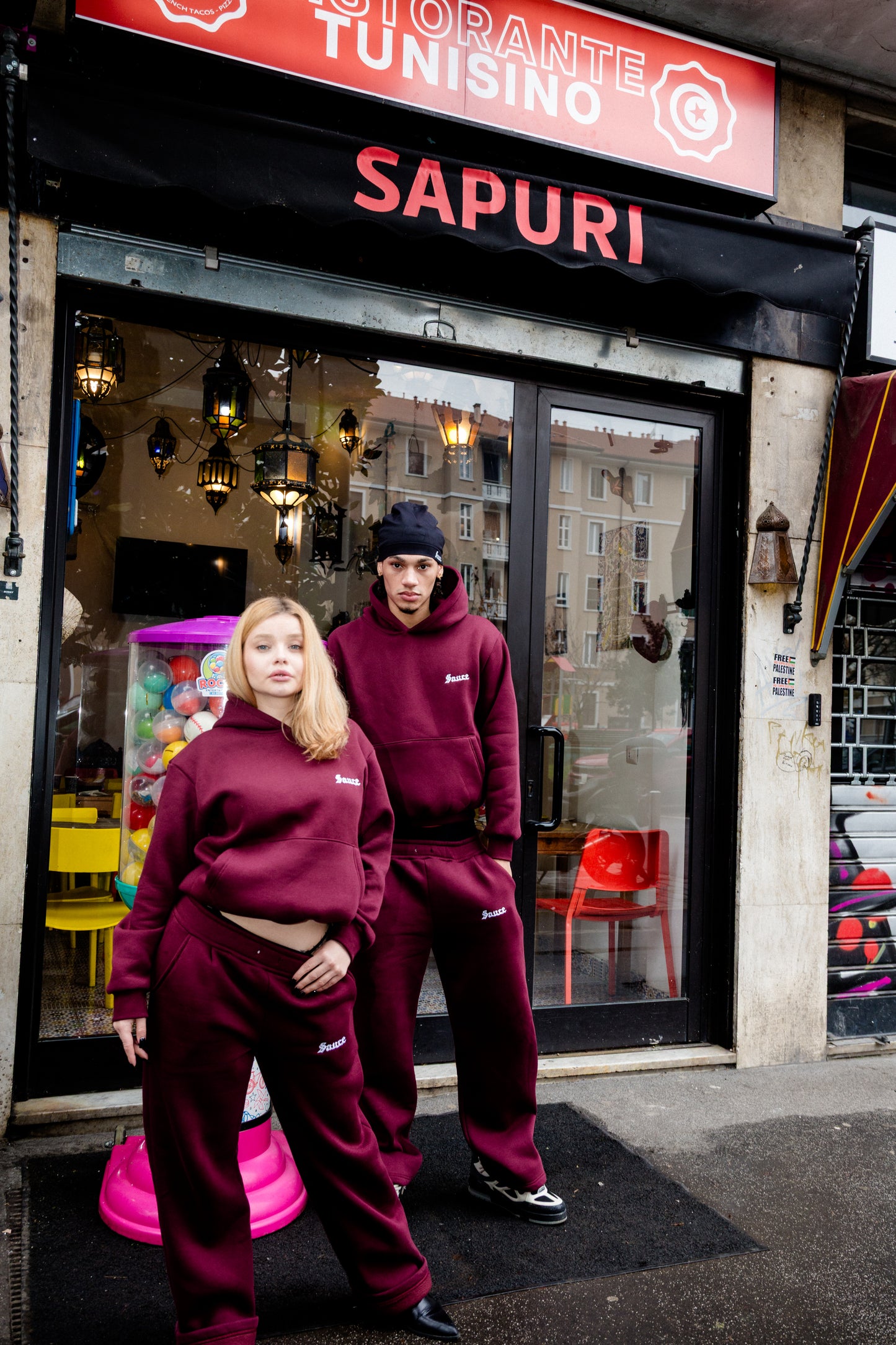 TRACKSUIT BASIC BORDO+1 SKULLCUP FREE