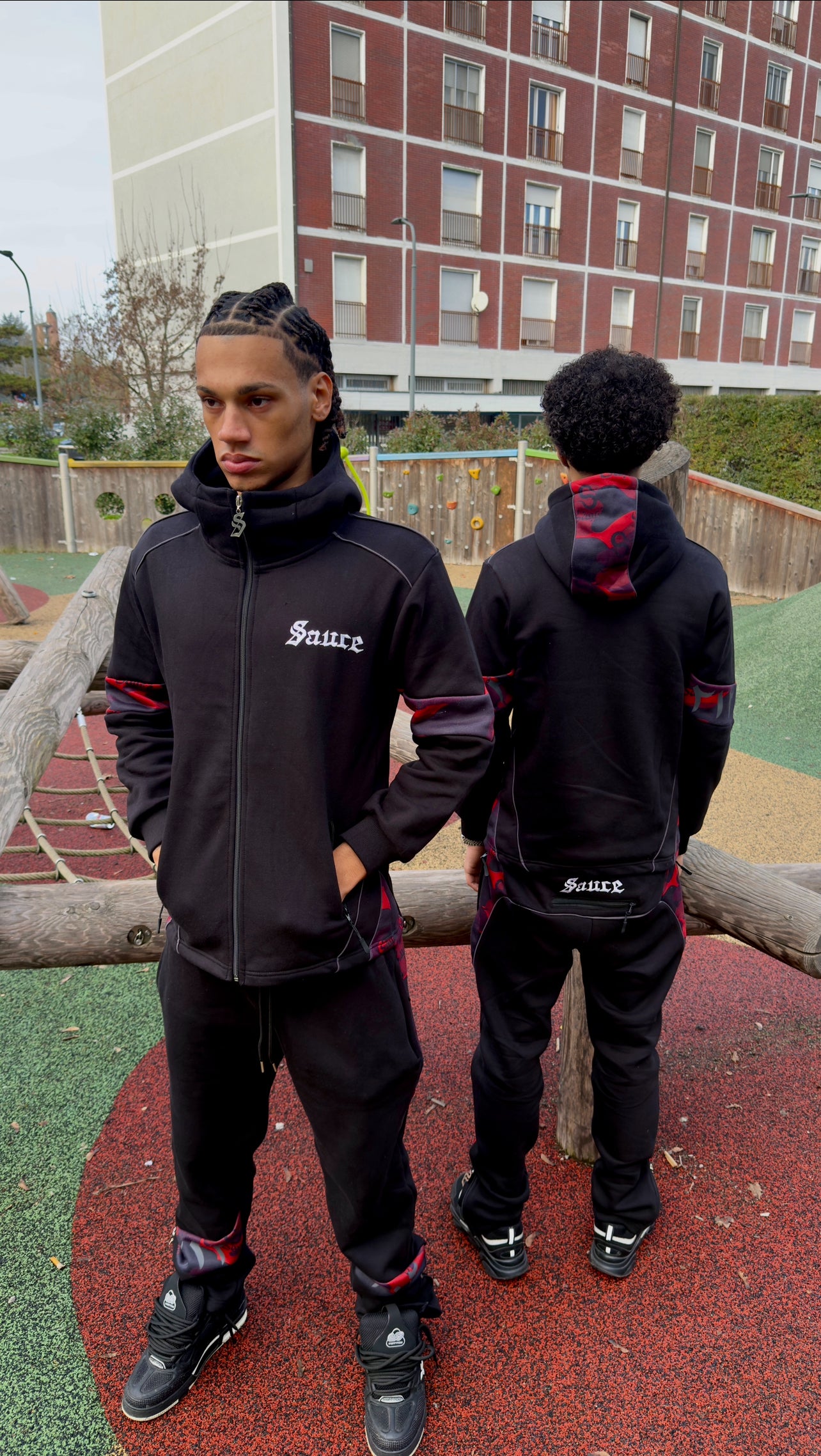 TRACKSUIT CAMO RED
