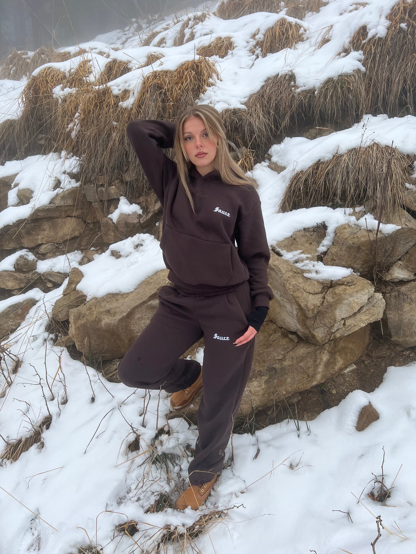 TRACKSUIT BASIC BROWN