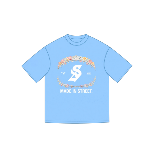 MADE IN STREET TEE AZZURRA