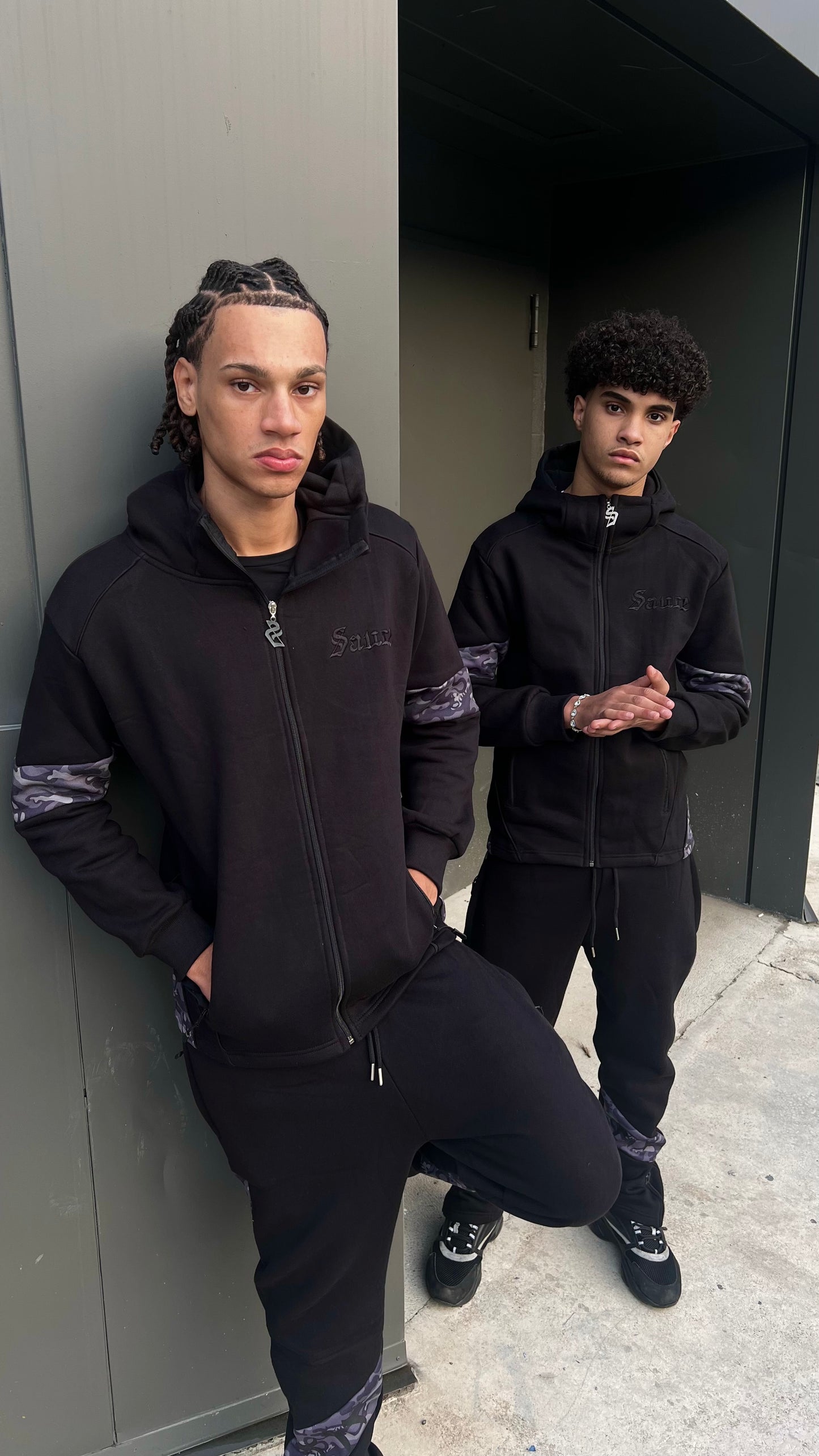 TRACKSUIT CAMO BLACK