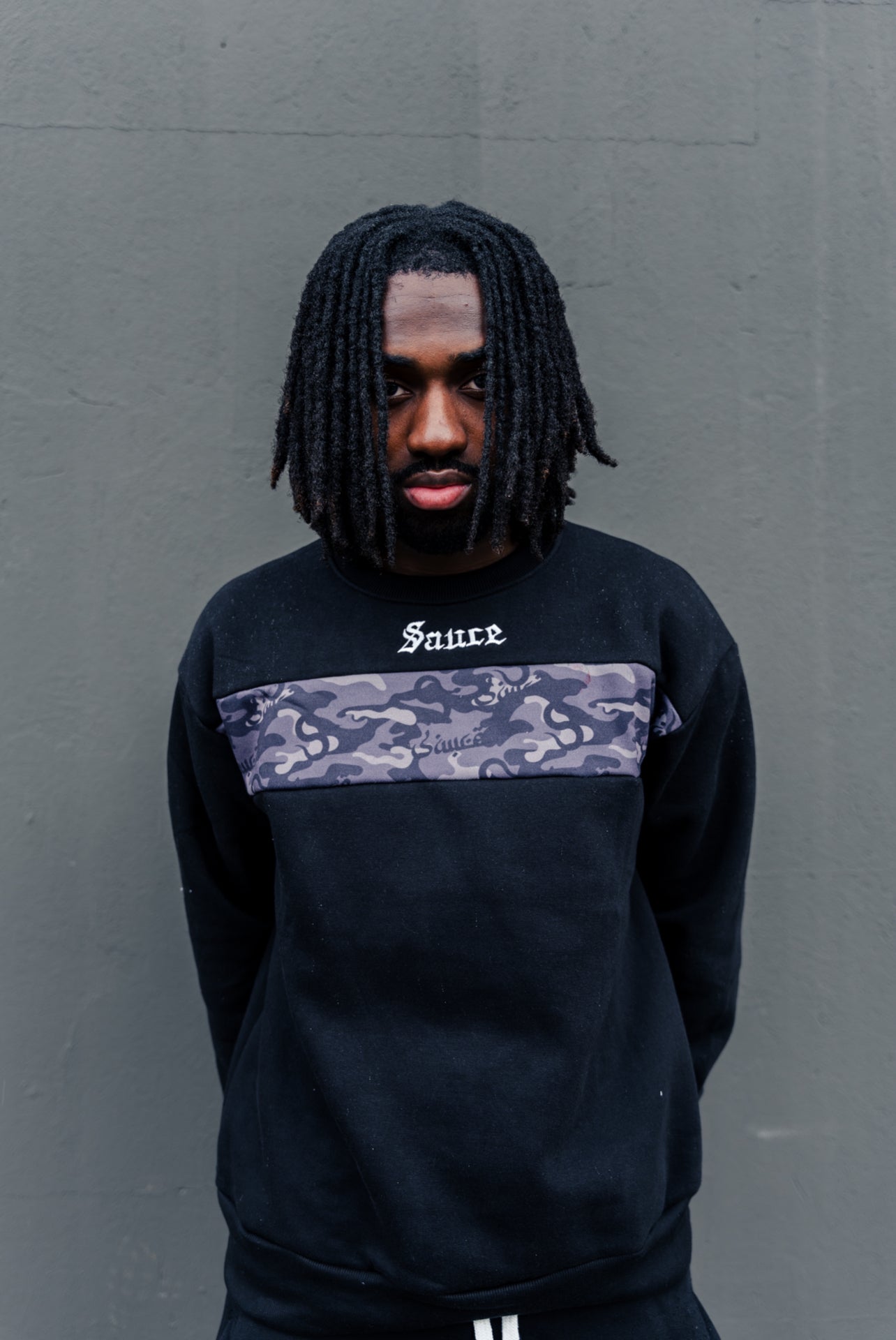 TRACKSUIT BLACKOUT SET without a hood