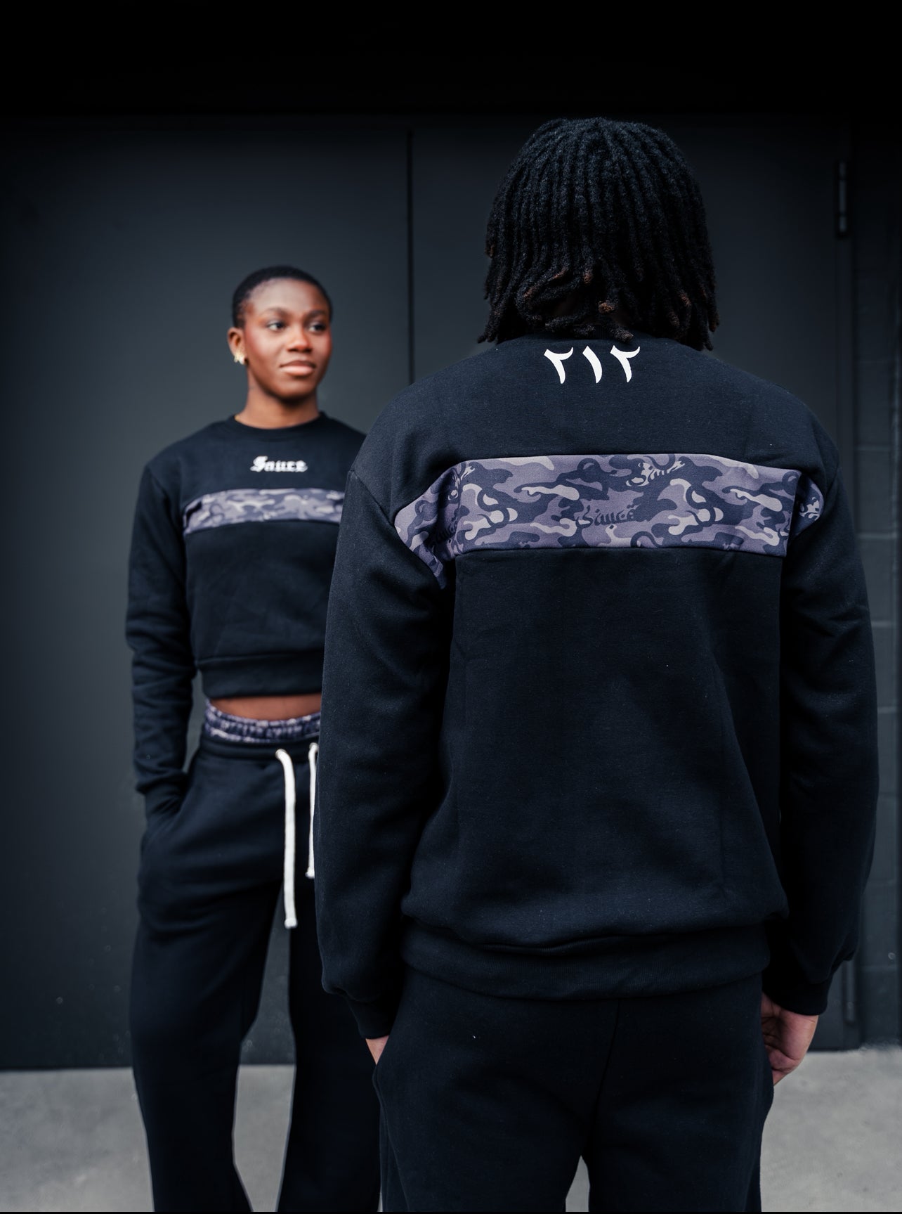 TRACKSUIT BLACKOUT SET without a hood