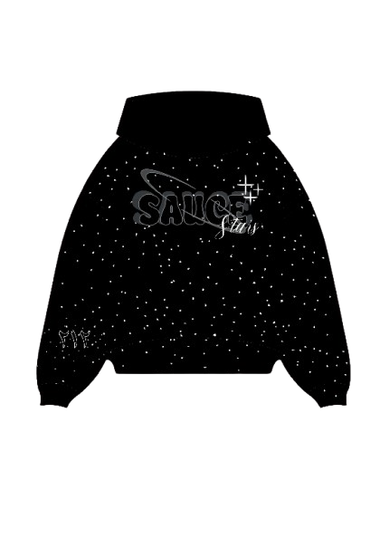 HODDIE STARS BLACK