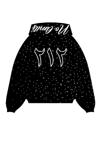 HODDIE STARS BLACK