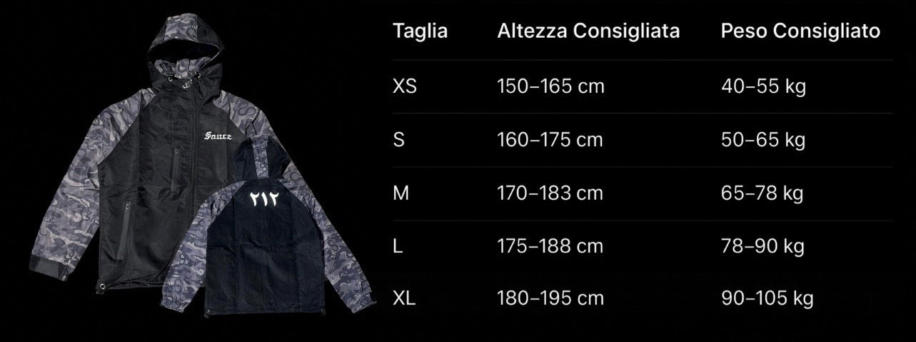 Jacket camo - black - sauce.merch212