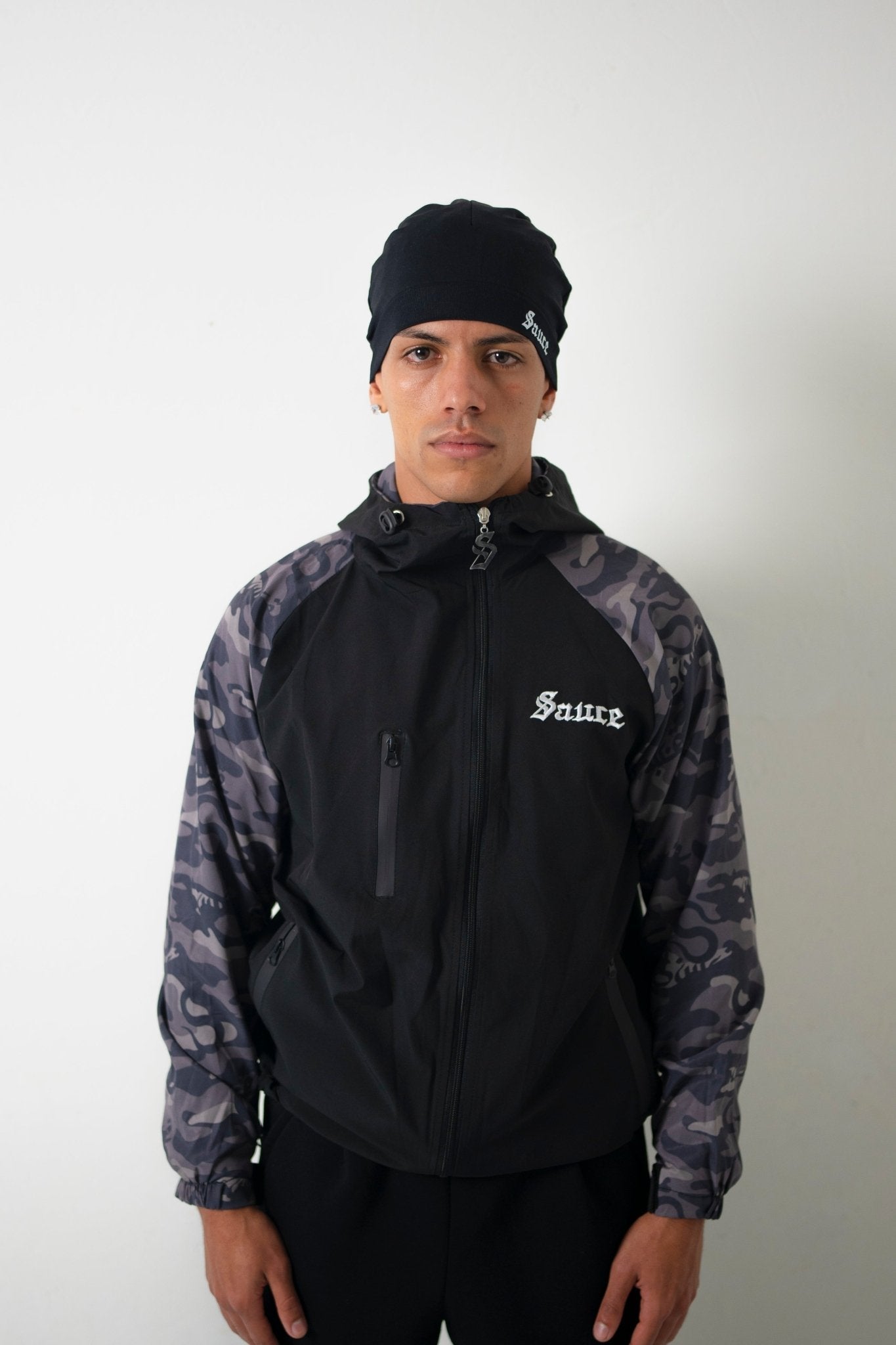 Jacket camo - black - sauce.merch212